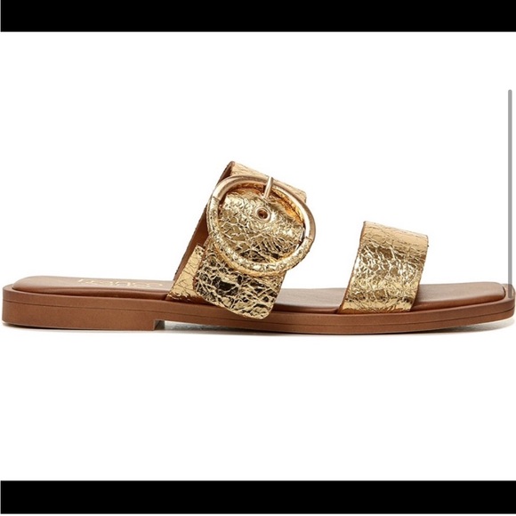 ISO: Gold Slide Sandals by Franco Sarto, “Merris” - Picture 6 of 6